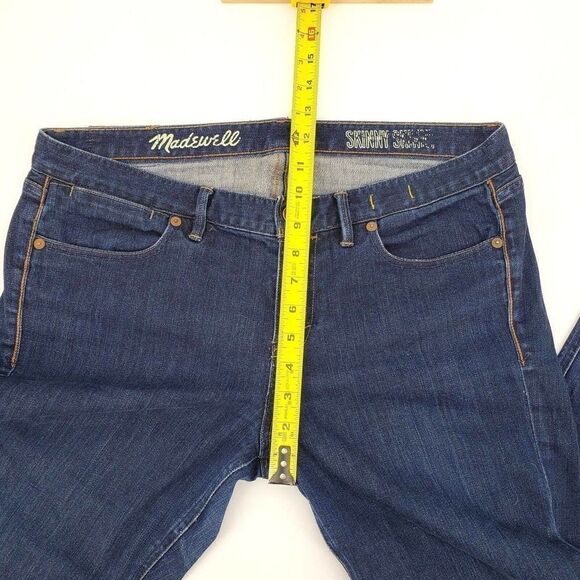 Madewell Blue Jeans Size 31 Dark Wash Denim Skinny Skinny - Picture 7 of 12